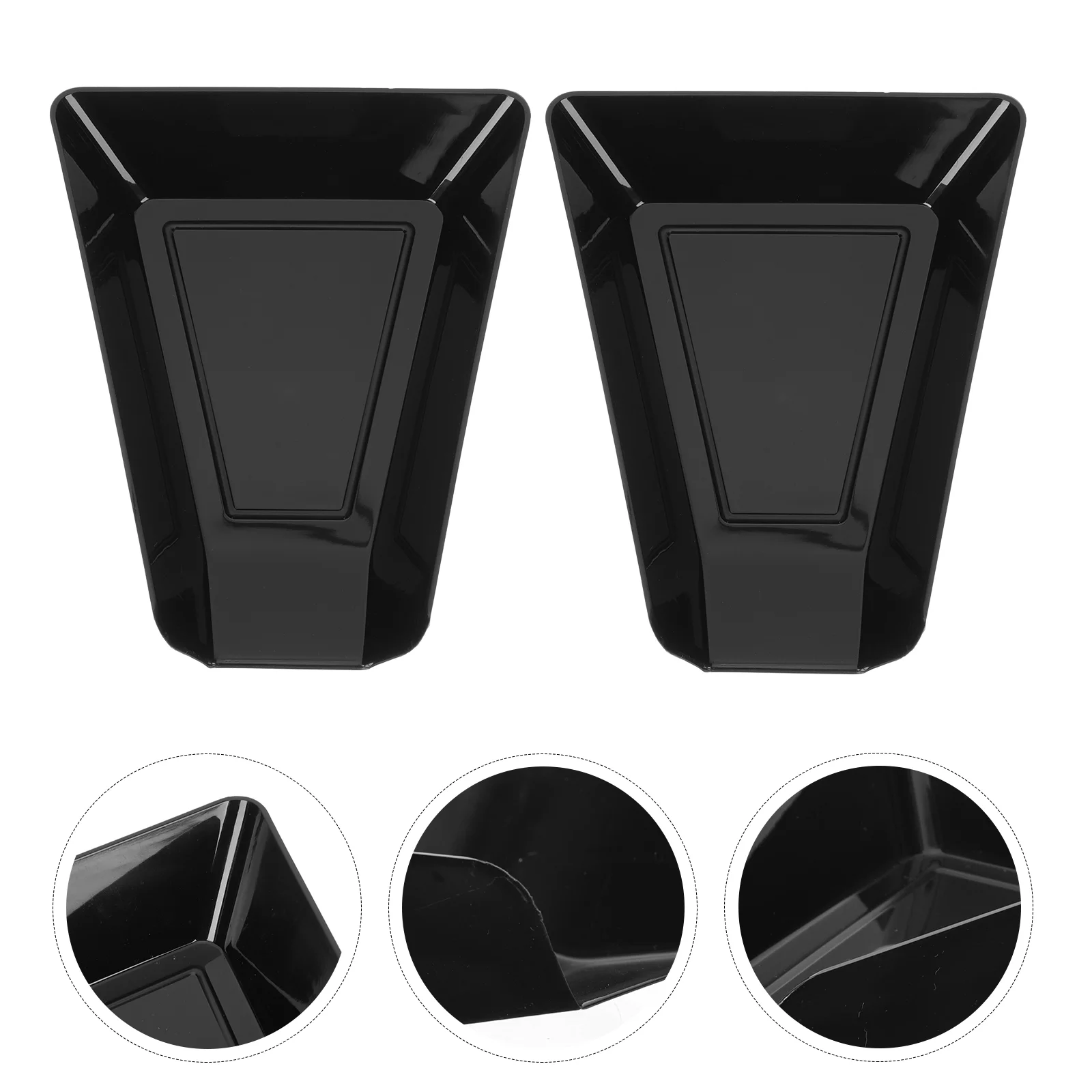 

2 PCS Jewelry Tray Display Tray Measuring Storage Reusable Plastic Use Plate Holder Beans