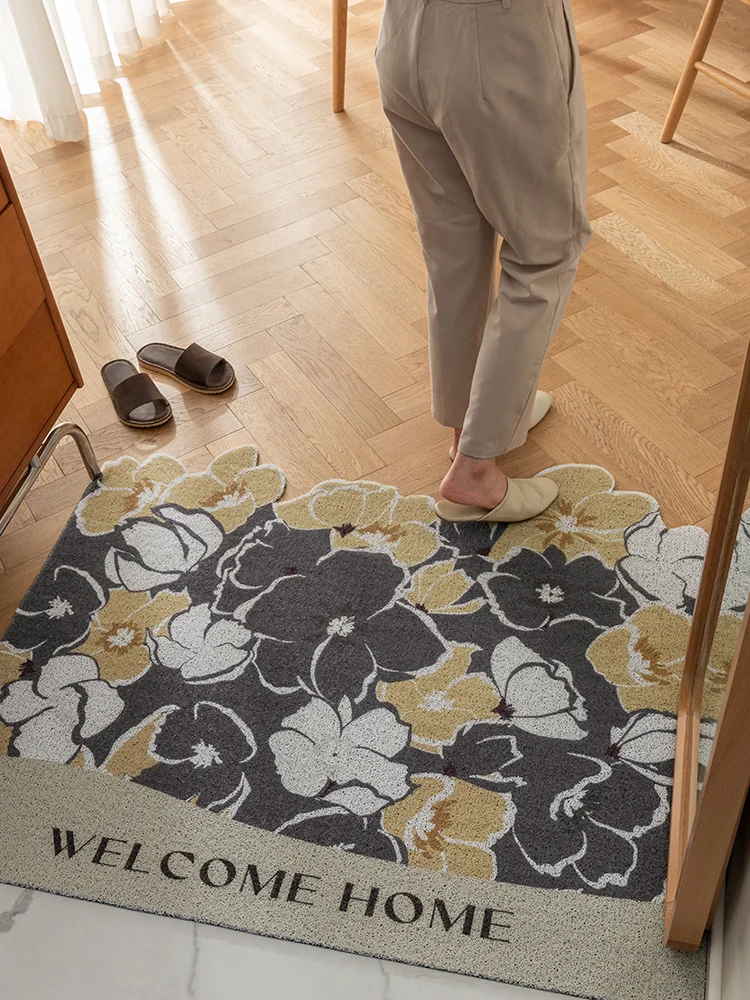 Tapis d'entrée intérieur absorbant et antisalissure pour trafic