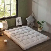 

Keep Warm Mattresses Sheet Twin Size Full Velvet Winter Mattresses Pad Folding Materasso Matrimoniale Household Furniture OF50CD