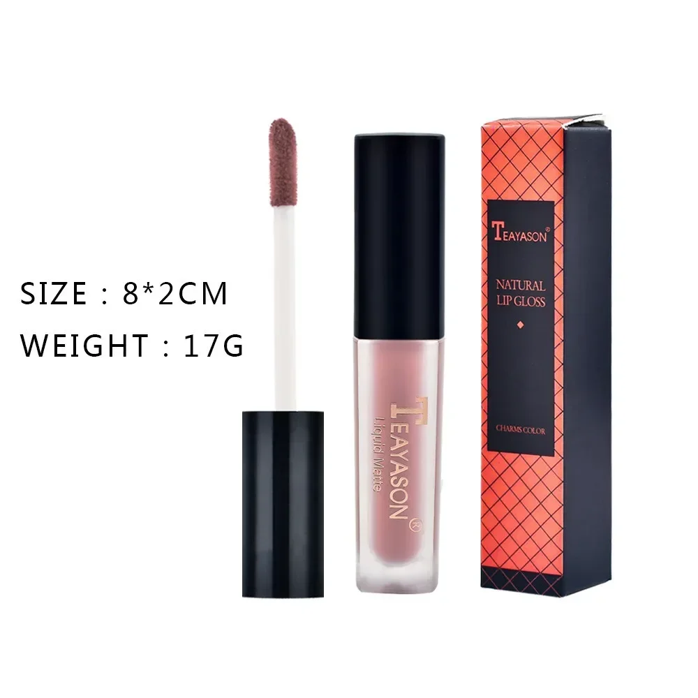 Lip Gloss Lip Makeup 1pc Women's Fashion Liquid Matte Lipstick Velvet Lipgloss Nude Moisturizer