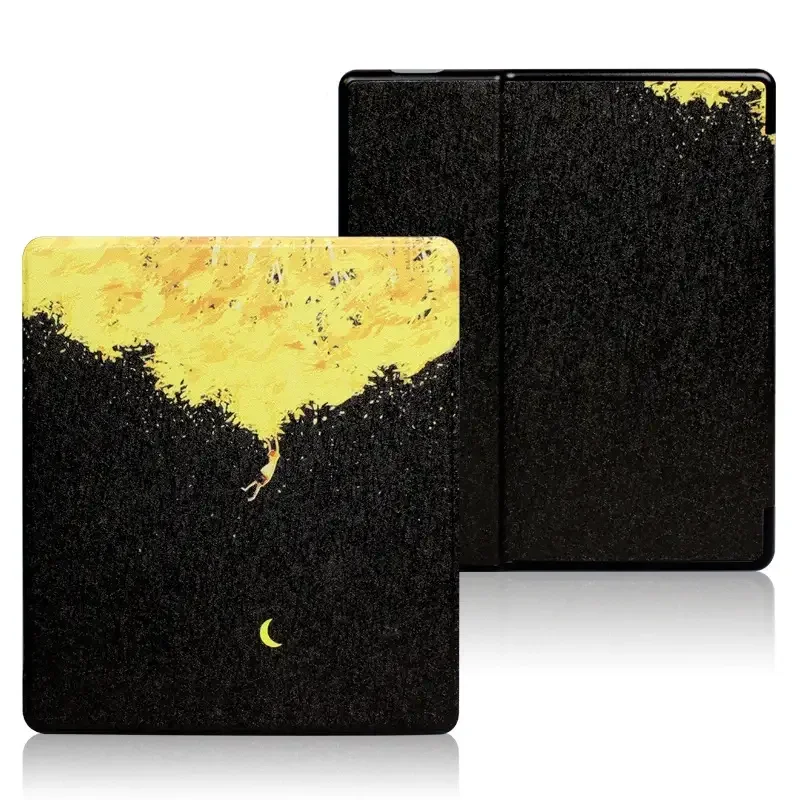 Premium PU Leather Auto Wake/Sleep Cover for Kindle Oasis (7-inch)