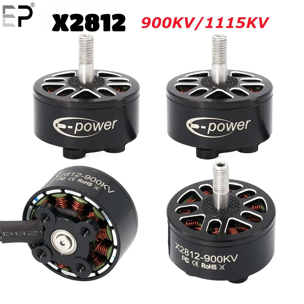 

4PCS X2812 2812 Motor 900KV 1115KV 3-6S Brushless Motor for RC Multirotor Airplane 7" 8" 9" FPV Long Range Drones DIY Parts