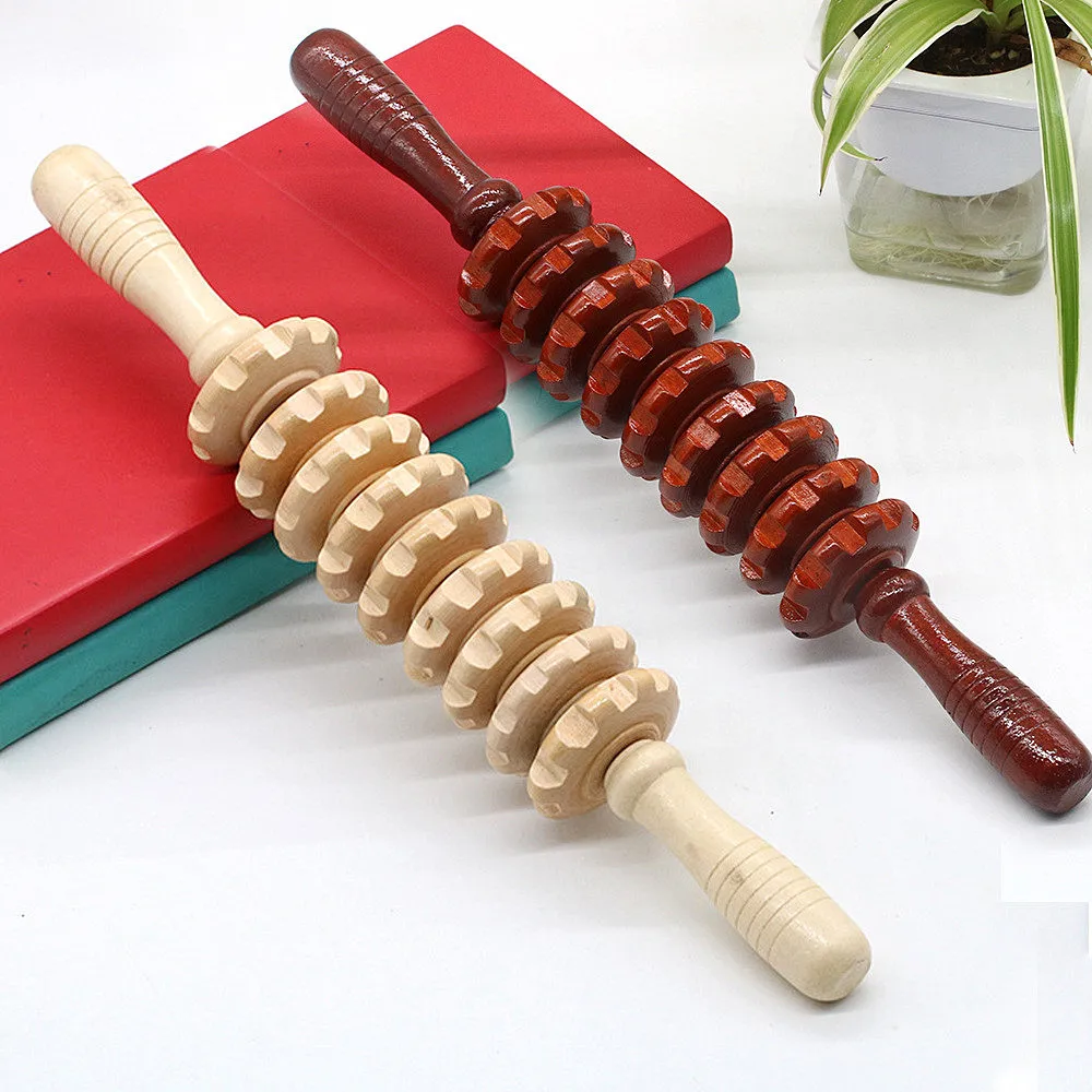 

Wooden Therapy Massage Roller Manual Gua Sha Massage Trigger Point Fascia Anti Cellulite Massage Release Sore Muscle Body Relief
