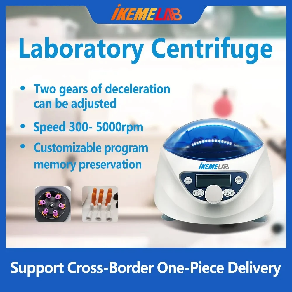 IKEME 저속 플라즈마 혈액 원심분리기, 실험실 장비 재고, 300-5000rpm