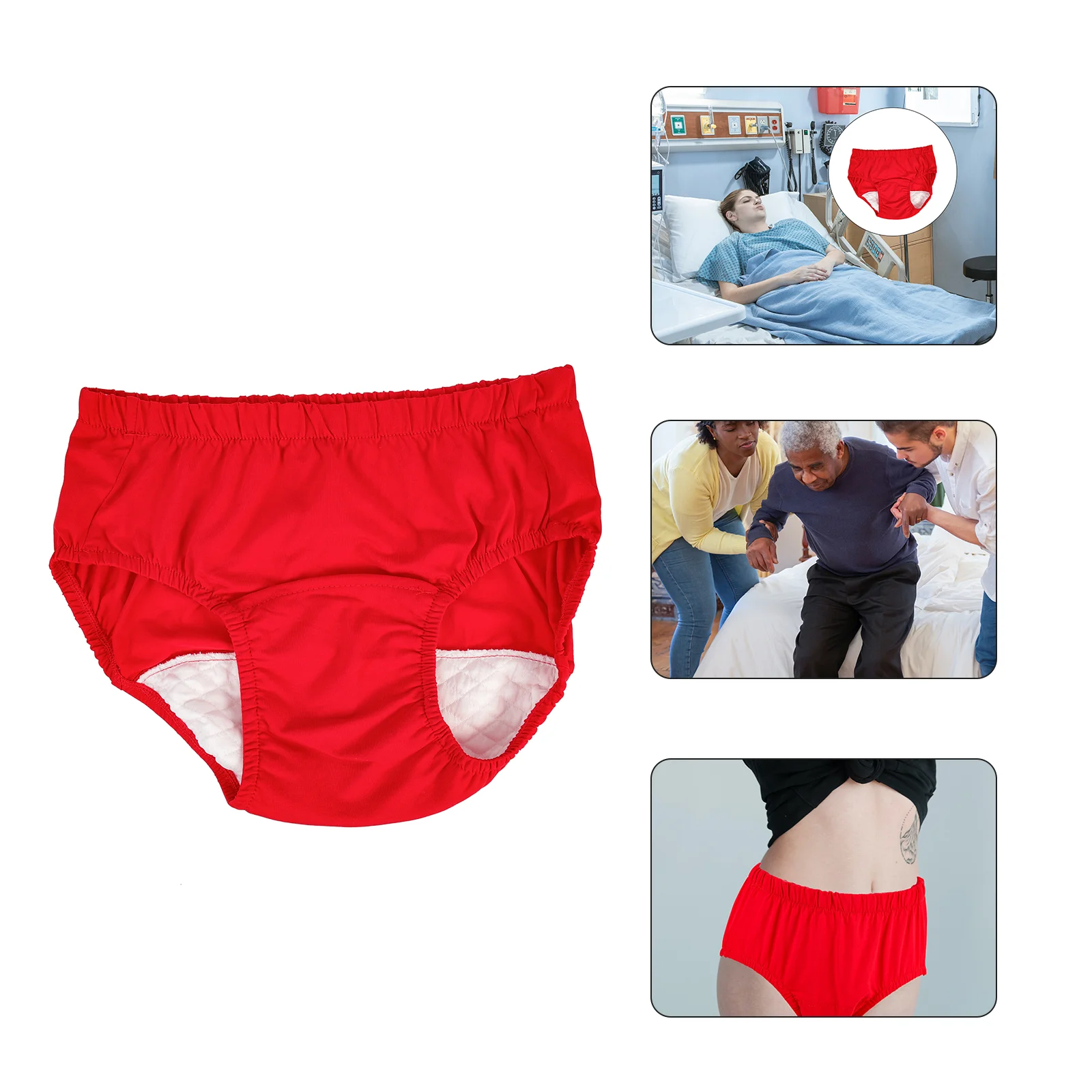 Wear-Resistant Incontinence Briefs for Seniors 1