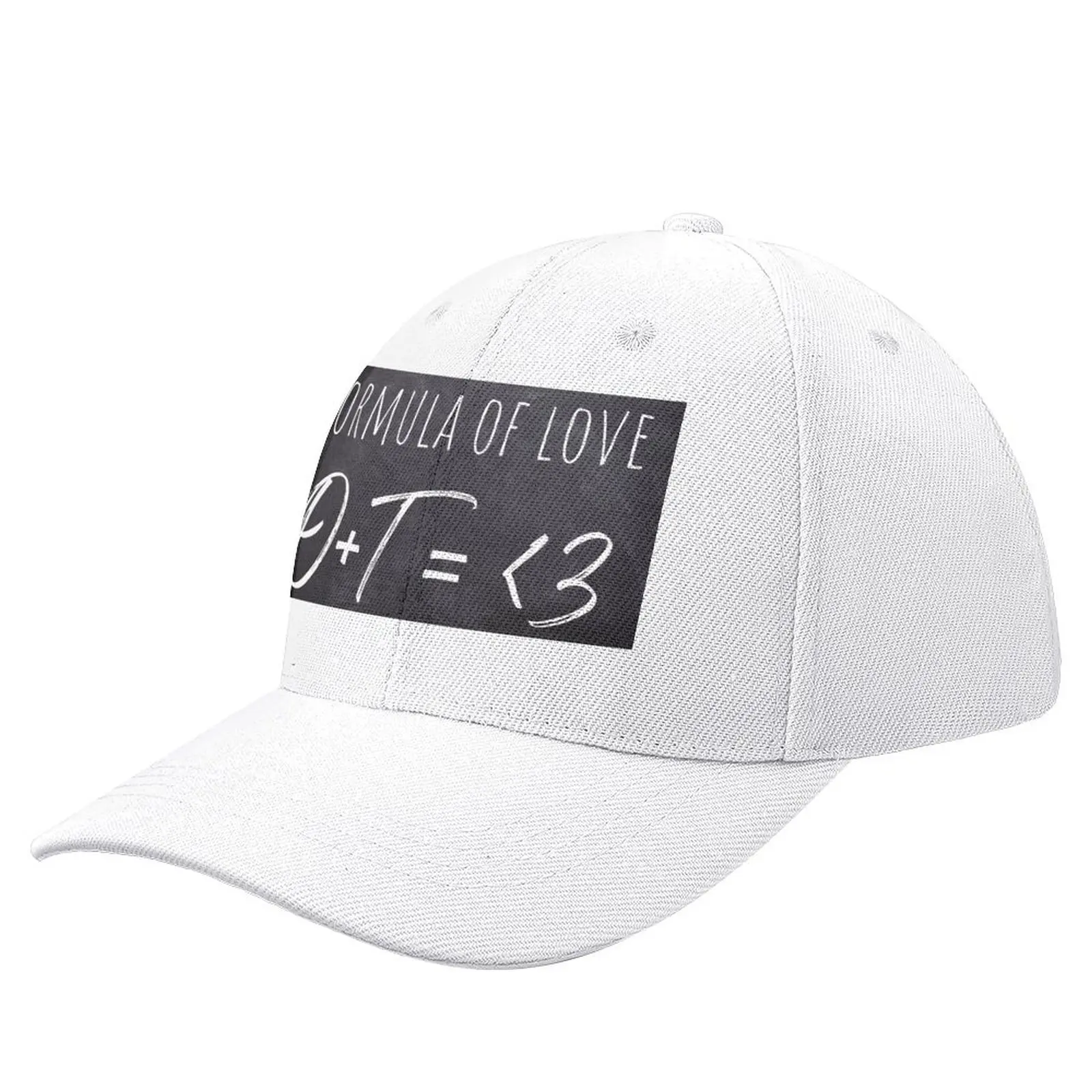 

Formula of Love O+T=<3 (white shirt) Baseball Cap Icon cute Women's Golf Wear Men's