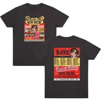 Raye Tour 2026 Graphic T Shirts Women Men Fashion Short Sleeve Tee Shirt Casual Soft Cotton Summer Trendy Design Streetwear Y2K 1