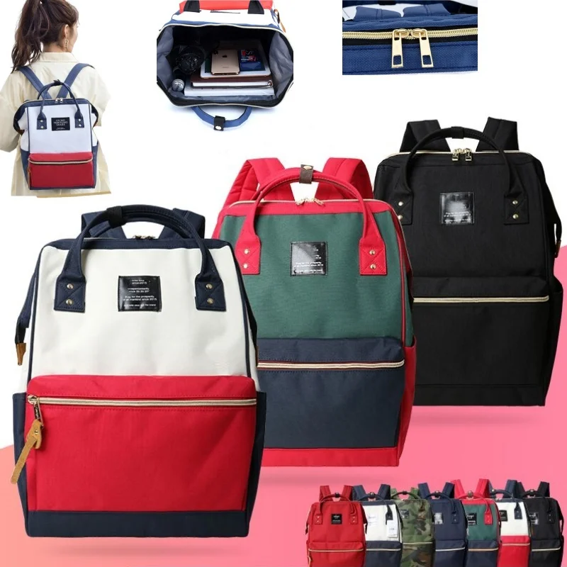 Large Capacity Canvas Mummy Bag,Multifunctional Baby Bottle Thermal Insulation Travel Storage Totes,Diaper Organized Backpacks