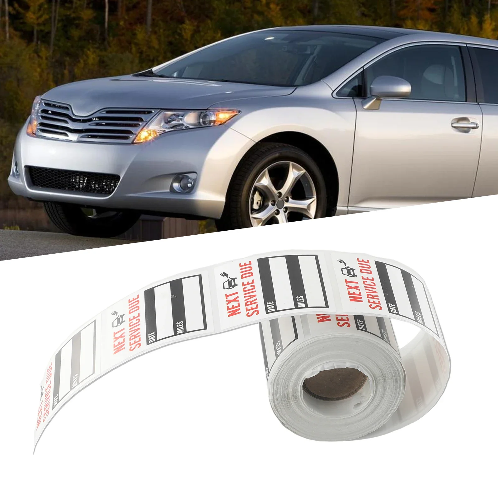 Car Sticker Oil Change Sticker Clear Lite Sticker Oil Change Service Stickers Static Cling High Quality Hot Sale