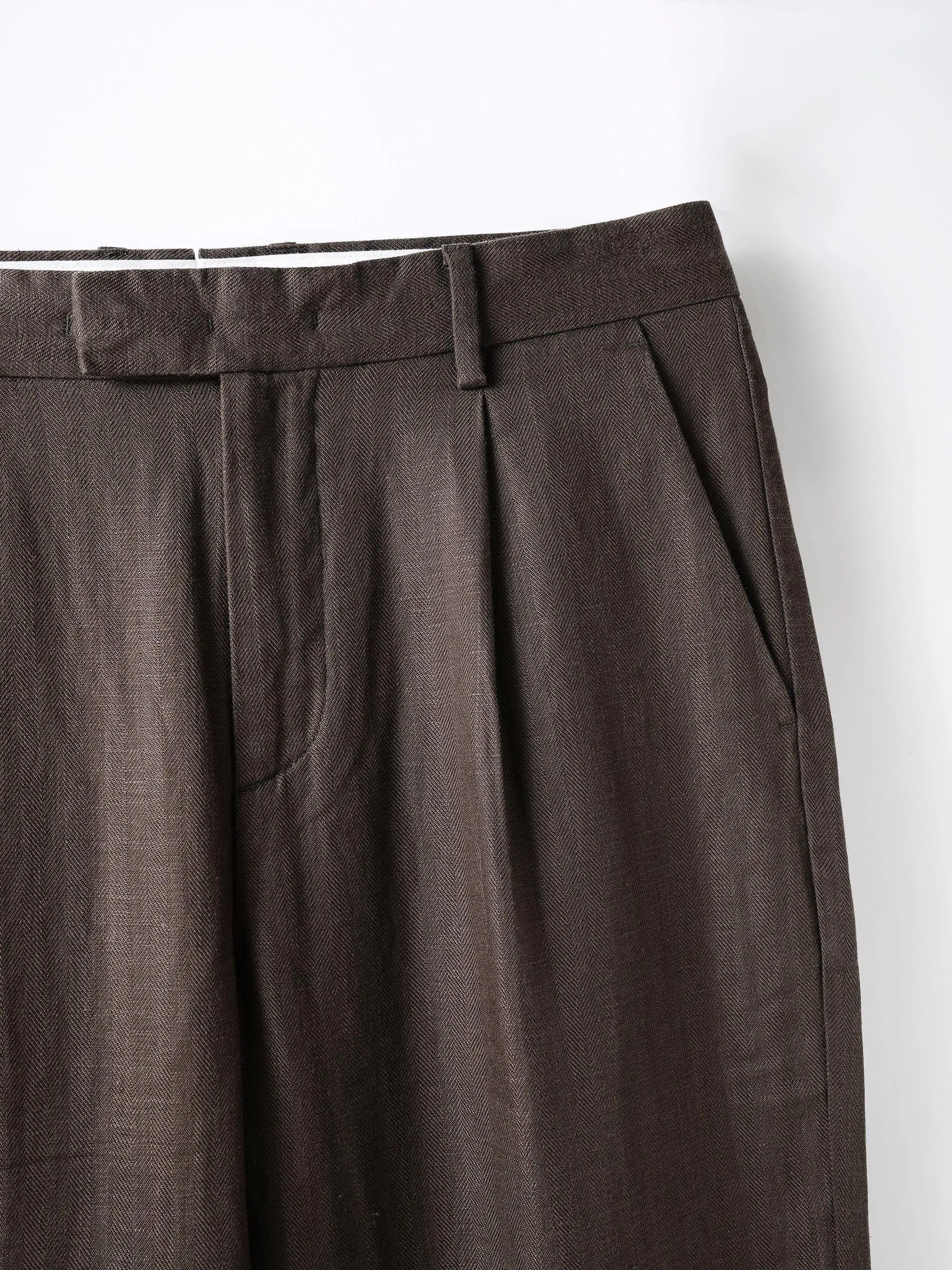 Frühling und Sommer Neuer Stil Lyocell-Leinen Freizeithosen für Herren, Business Gentleman-Stil Gerade Geschnittene Freizeithosen, Große Größen Lose Lange Hosen für Herren – Detail 24
