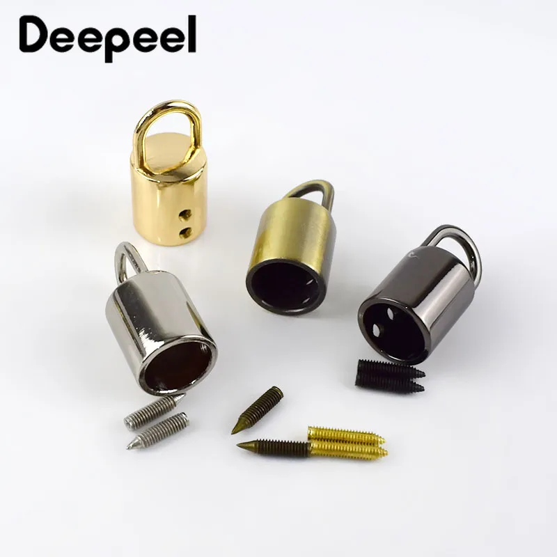 10/20pcs 11mm Bag Metal Buckle Handbag Strap Tassel Fringe Cap Clasp