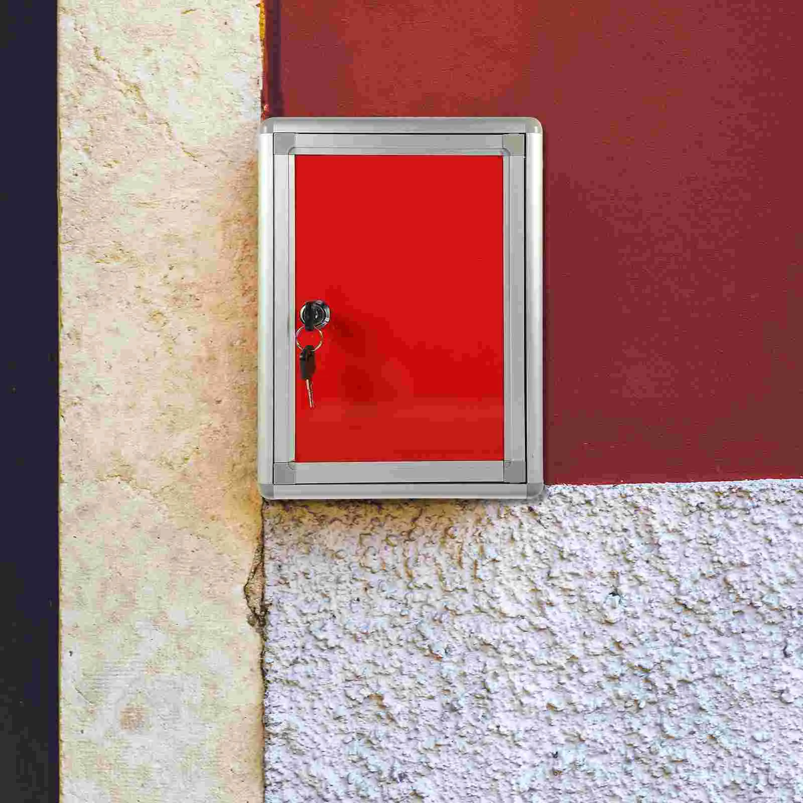 

Office Mailbox Reusable Post Box Locking Letter Box Suggestion Box Collection Box