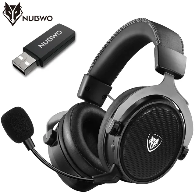 NUBWO G07 Wireless Headsets Gamer for PC, PS4,
