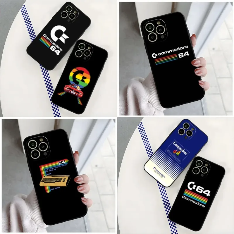 C64 Commodore 64 Custodia Per Telefono Per Iphone 12Promax 11 13 14 Pro Xs Max Mini Xr X 7 8 6 6S Plus Shell Back