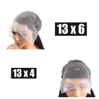 Dialola 38 40 pouces 13x4 dentelle frontale os droite perruques de cheveux humains 360 dentelle perruque Invisible cordon naturel noir perruque brésilienne 6