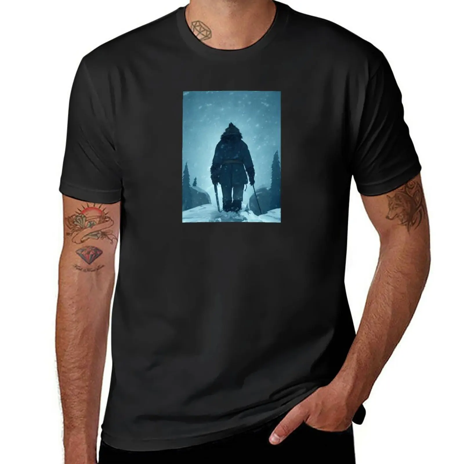

New The Long dark theme T-Shirt boys white t shirts summer clothes plain white t shirts men