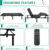 Deep Sleep Enabling Serenity Adjustable Bed Frame Full, Head & Foot Incline, 7 Adjustable Positions, Wireless Remote, Compact 3