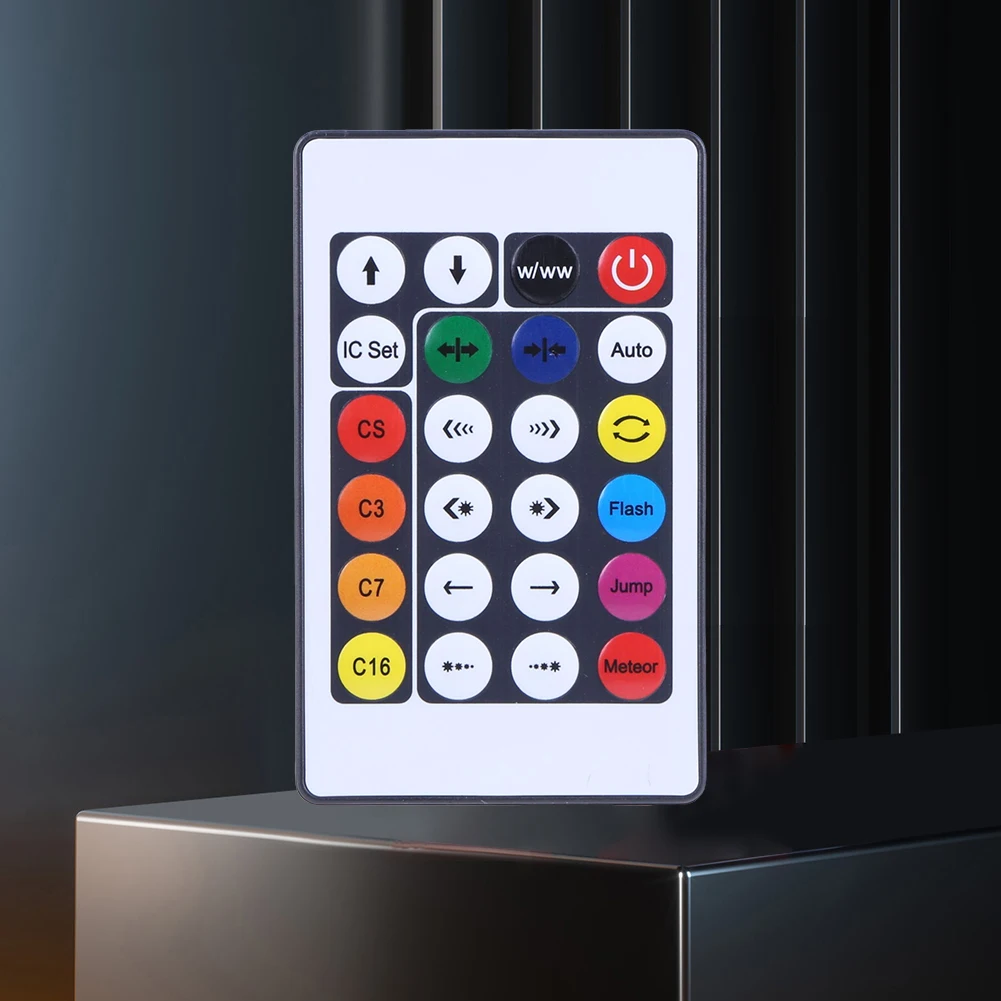 Description Picture 6 of item44/24 Keys Wireless IR Remote Control Dimmer IR RGB Controler Box RGB Light Strip Remote Controller for RGB LED Strip Lights