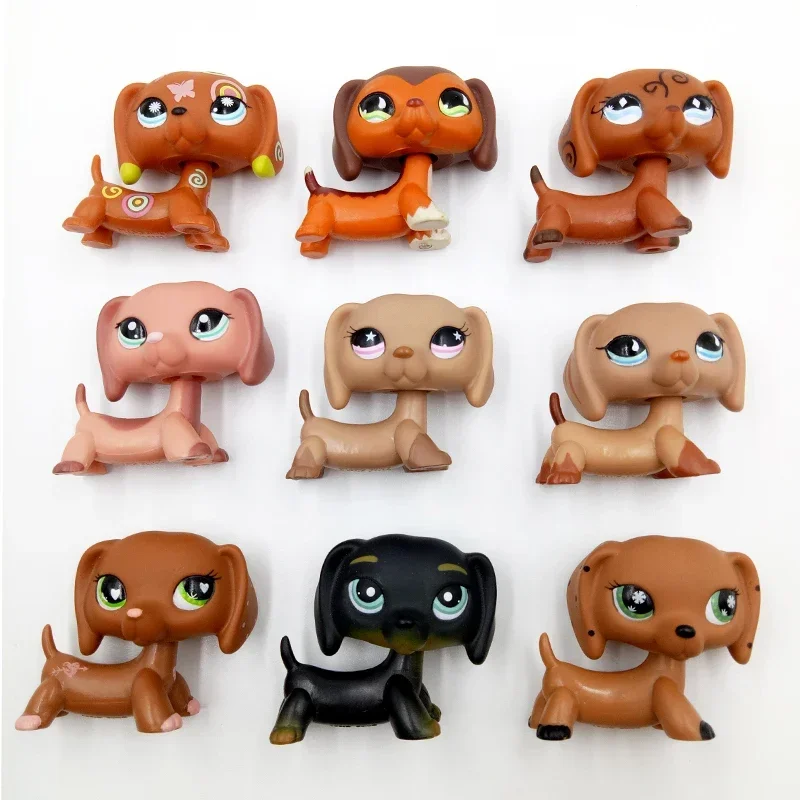 Lot De 3 Chiens Teckel Littlest Pet Shop – #1306, #1950, #2035 – HASBRO