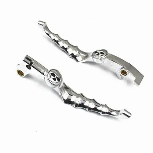 Coppia Moto Chrome Skull Freno Leve Frizione Per Honda Shadow 400 600 750 1100 Cbr600 F1 F2 F3 F4 F4I