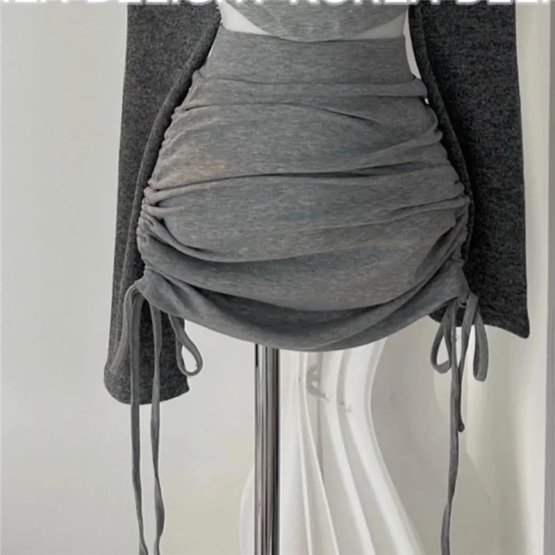 Drawstring skirt [single piece]