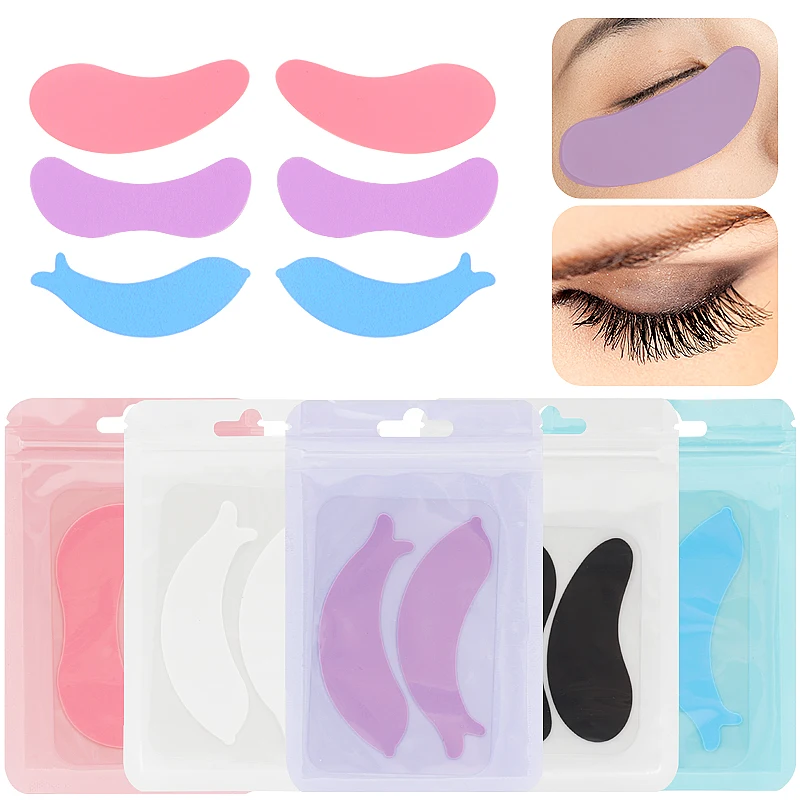 5 Pairs Grafting Lashes Silicone Eye Patch Eyelash Extension Under Eye