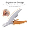 Pet Nail Clipper with LED Light Cat Nail Clipper 5X Magnification Cat Claw Trimmer for Trimming Cats & Dogs Nails & Claws 5