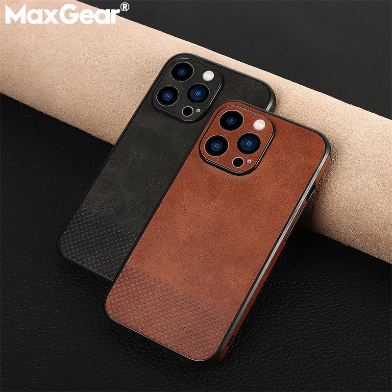 Luxury Leather Texture TPU Phone Case For iPhone 13 12 Mini 11 Pro Max XR X XS Max SE 2022 7 8 Plus Camera Lens Protection Cover leather iphone 11 Pro Max case