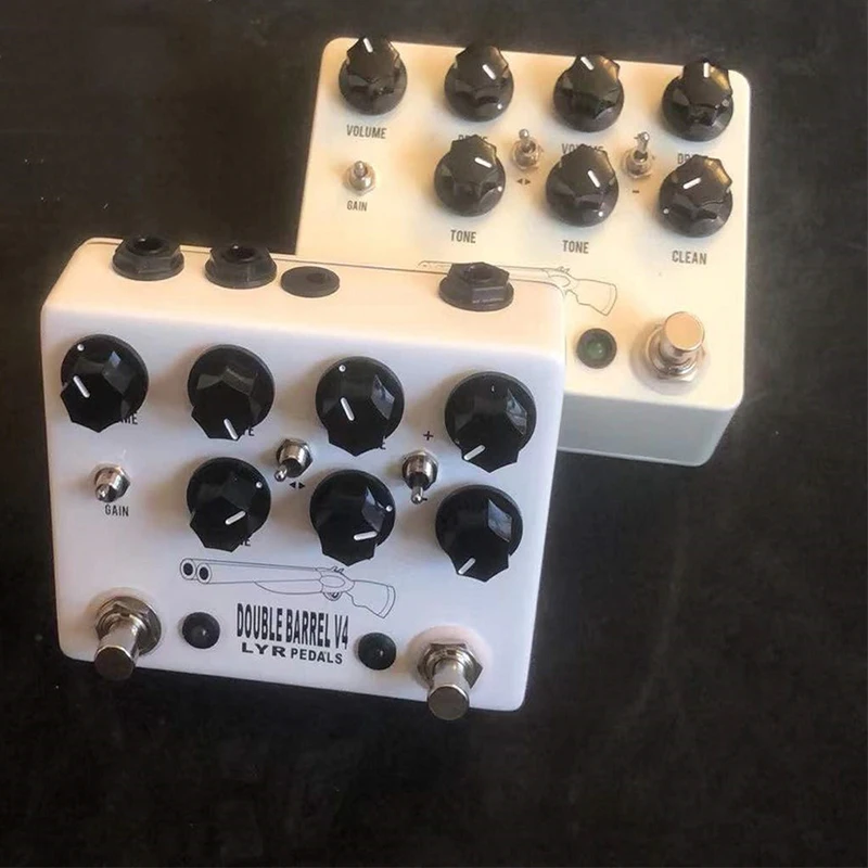 

LYR Pedal（LY-ROCK）Guitar Effect Pedal For Doublebarrel OVERDRIVE Professional Classic Effect Pedal,White,For True bypass