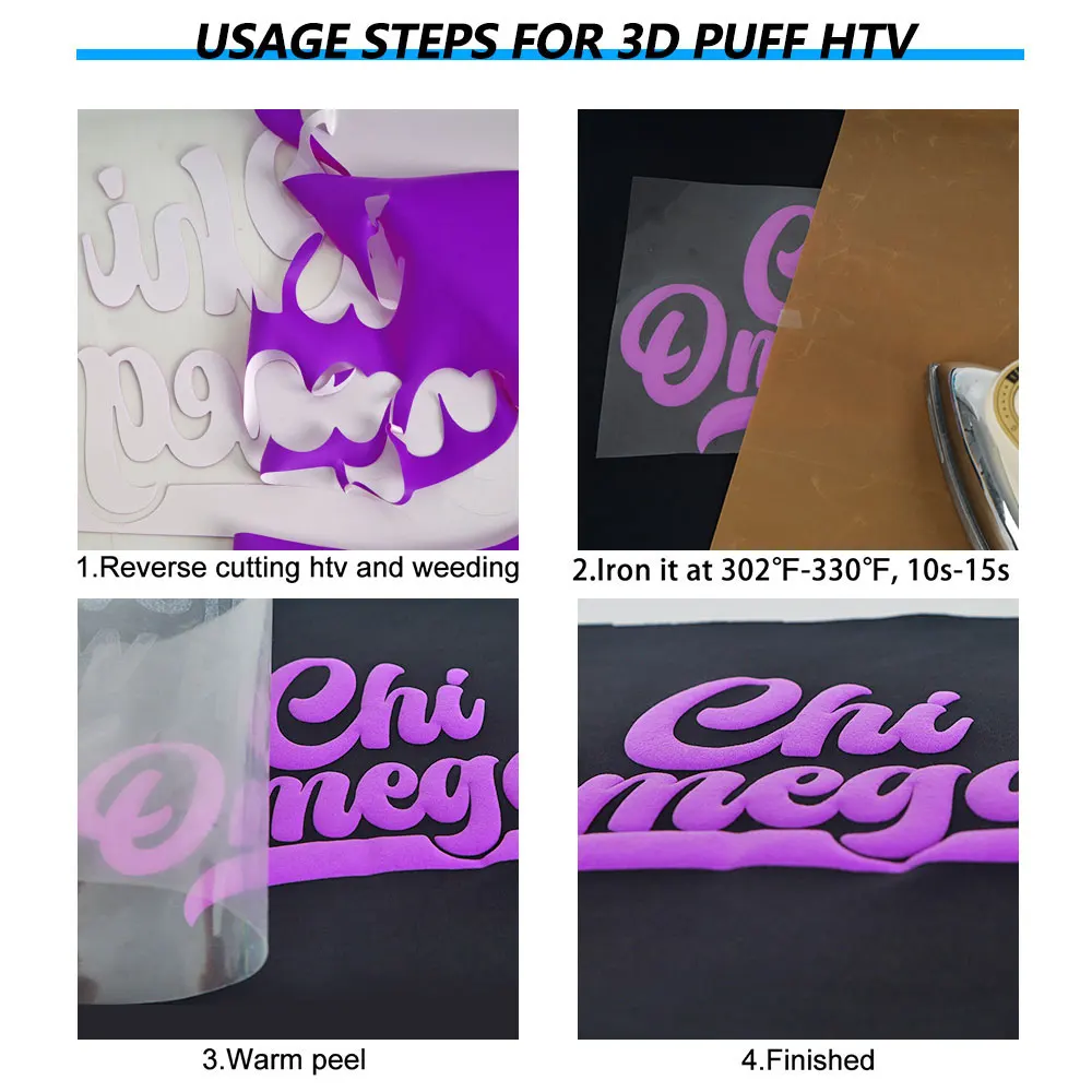 Embossed Heat Transfer Vinyl (30.48 cm x 2.74 m) 4