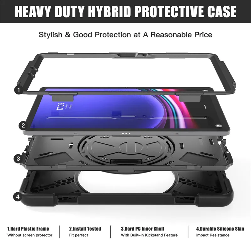 Waterproof Case Galaxy Tab S6 Lite Protective Case AMZER Galaxy