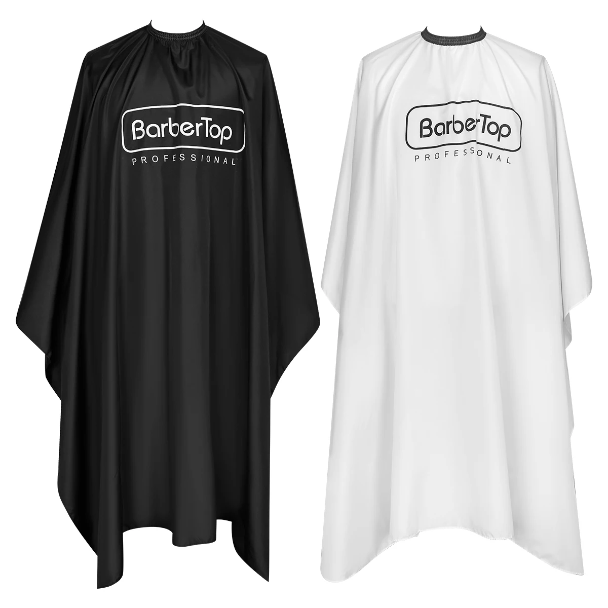 Barbertop Mantella per taglio di capelli antistatica impermeabile - Mantello per styling in poliestere primaverile di qualità premium per parrucchieri e barbieri - immagine 3