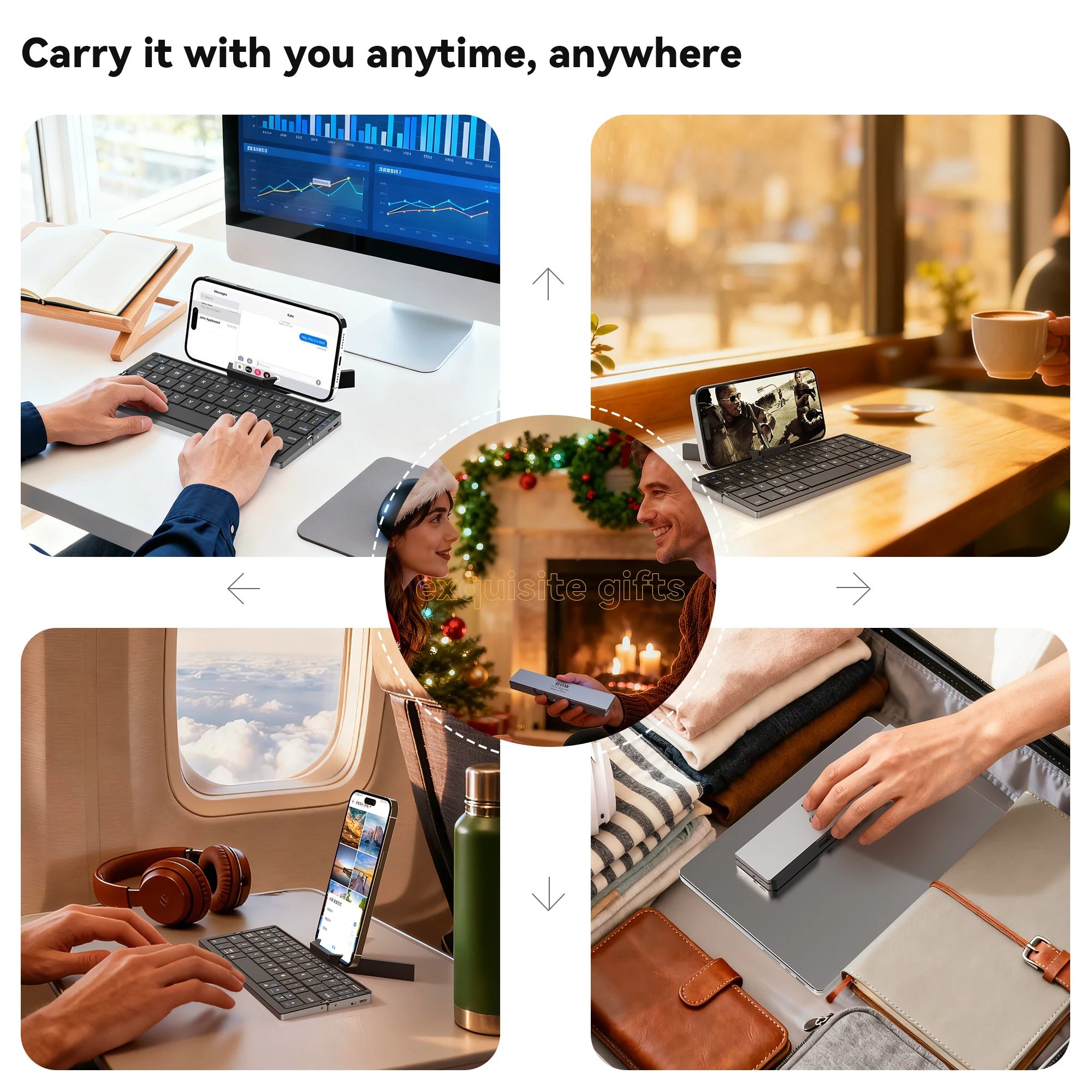 Foldable Bluetooth Keyboard Stand 3