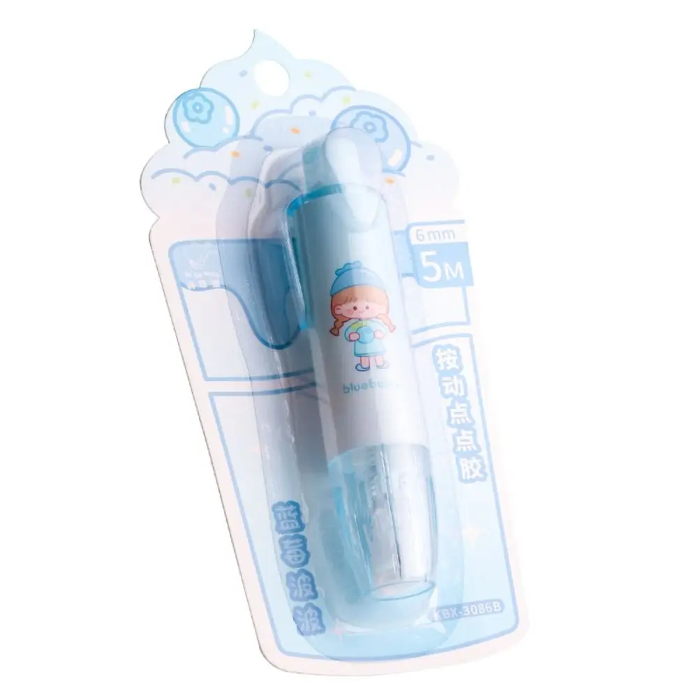 공예 장식 양면 접착 테이프 편지지 프레스 온 도트 라이너 테이프 접착제 교체 가능한 코어 DIY 도트 접착제 롤러 테이프