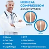 1 Pair 20-30 mmHg Open Toe Calf Compression Stocking for Men Women Calf Sleeve Support for Varicose Veins, Edema, DVT, Pregnancy 3