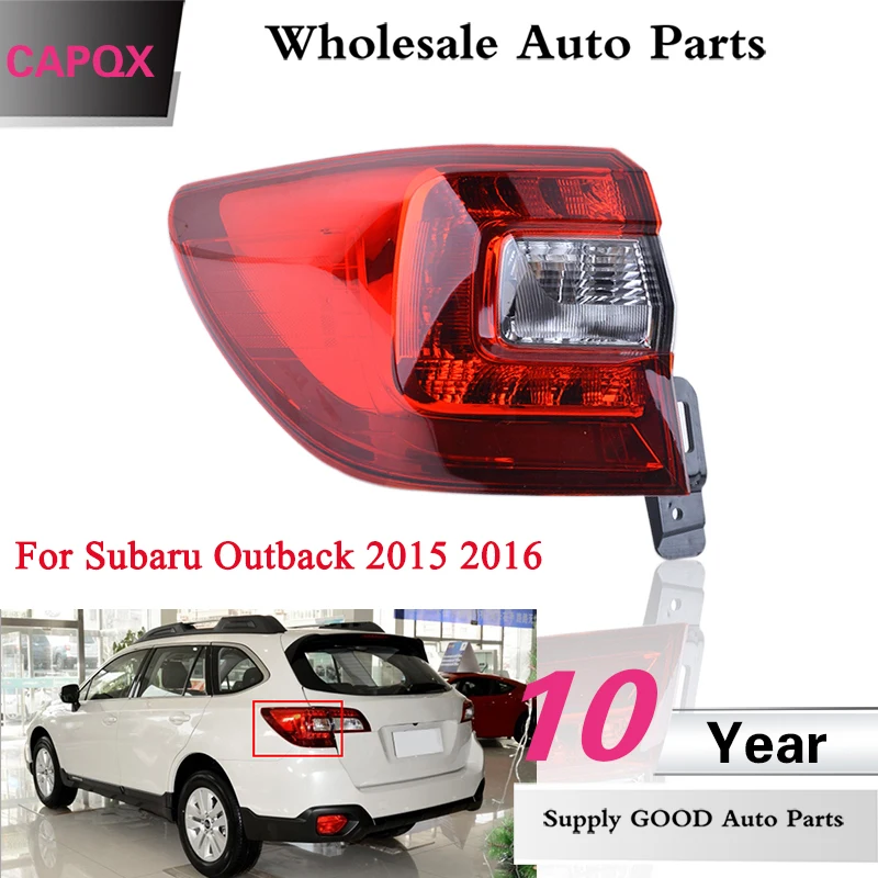 CAPQX luz trasera LED para Subaru Outback 2015 2016, lámpara de freno