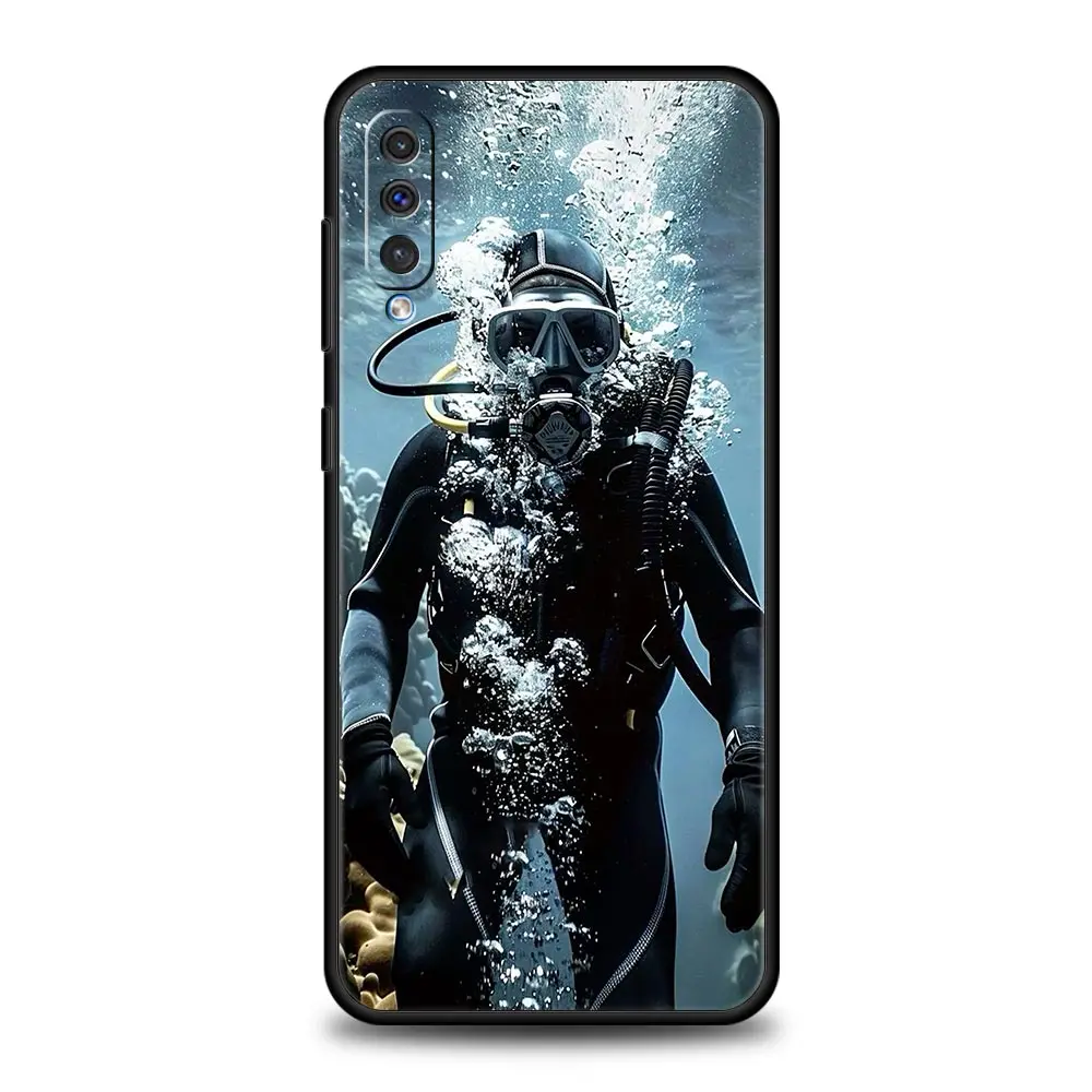 Diver-Themed Protective Phone Case