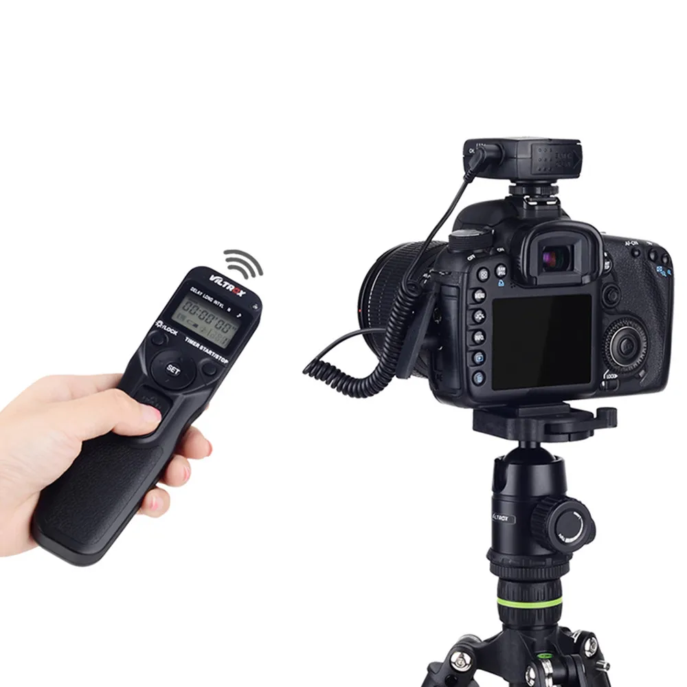 

Viltrox JY-710 Camera Wireless Timer Remote Shutter Release Control for Canon 5DIII 6D2 Nikon D810 Panasonic GH5 G10 Sony A9 A7M