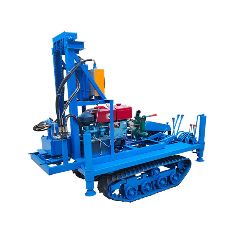 

High Quality Pneumatic Water Well Drill Rig Machine Manufacturer 100M Deep Borehole Drilling Rig Sale For USA