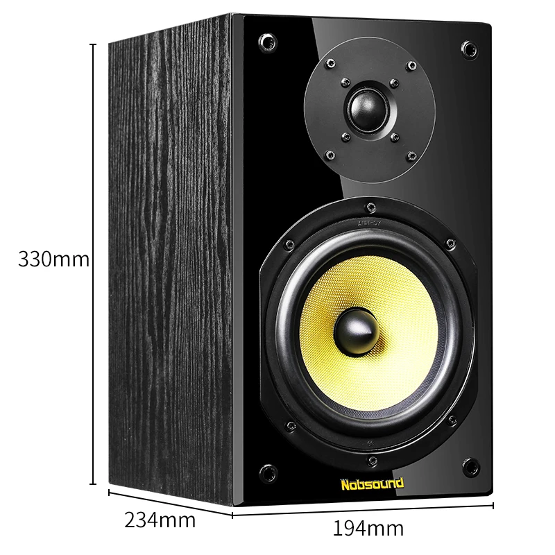 100W 6.5 Inch Desktop Two-Way NS-2000 Speaker High Power HiFi Audio Speaker Passive Bookshelf Surround Home Theater