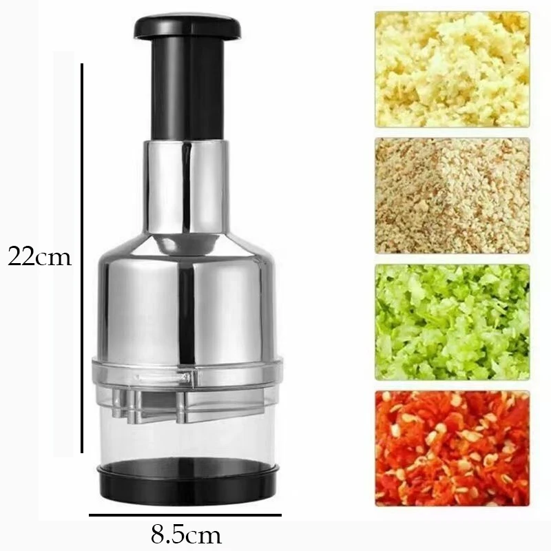 Food Chopper Easy to Clean Manual Hand Vegetable Chopper Dicer