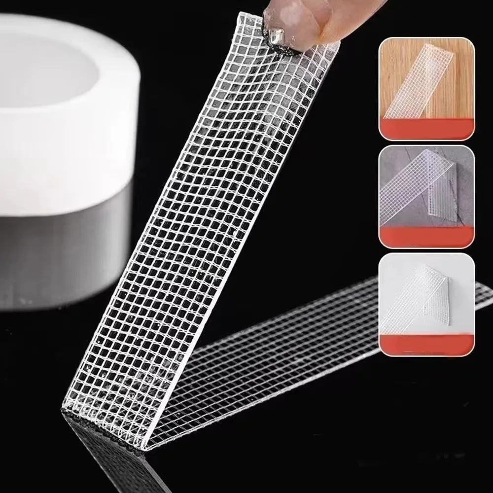 New 1/2mm Ultra-strong Double-sided Adhesive Removable Upgraded Clear Nano Tape Waterproof Reusabl Sticky Strip