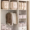 1PCS Multi-size Clothes Storage Bag Organizer With Handle For Blankets Bedding Foldable With Zipper Storage Bag 1
