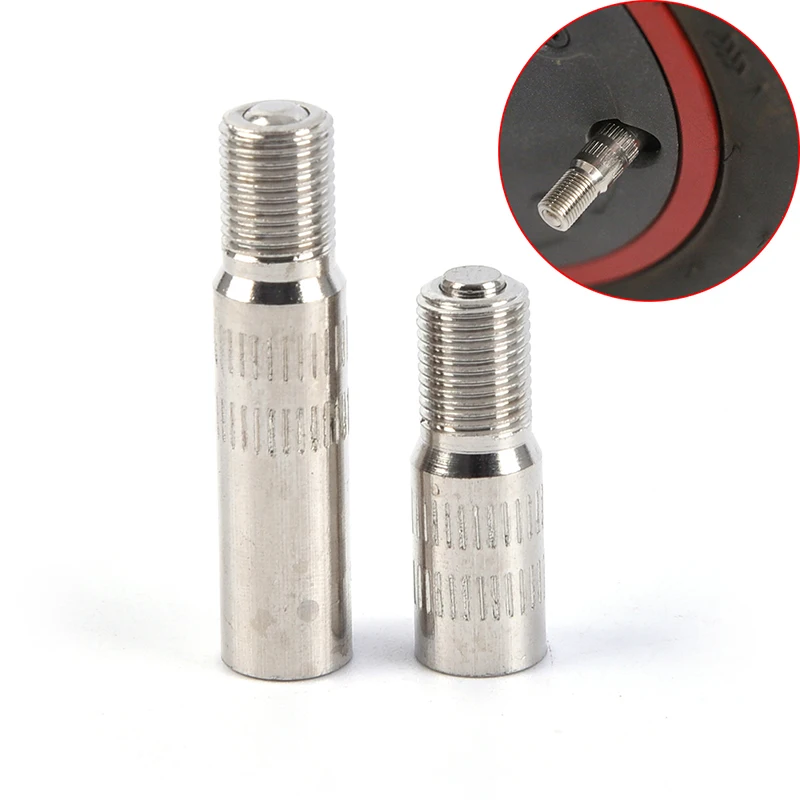 25mm/39mm Steel Inflatable Air Nozzle Replacement For Xiaomi M365 / Pro Scooter Front Wheel Motor Inflatable Extension Air Valve electric scooter spare parts electric scooter accessories scooter accessories