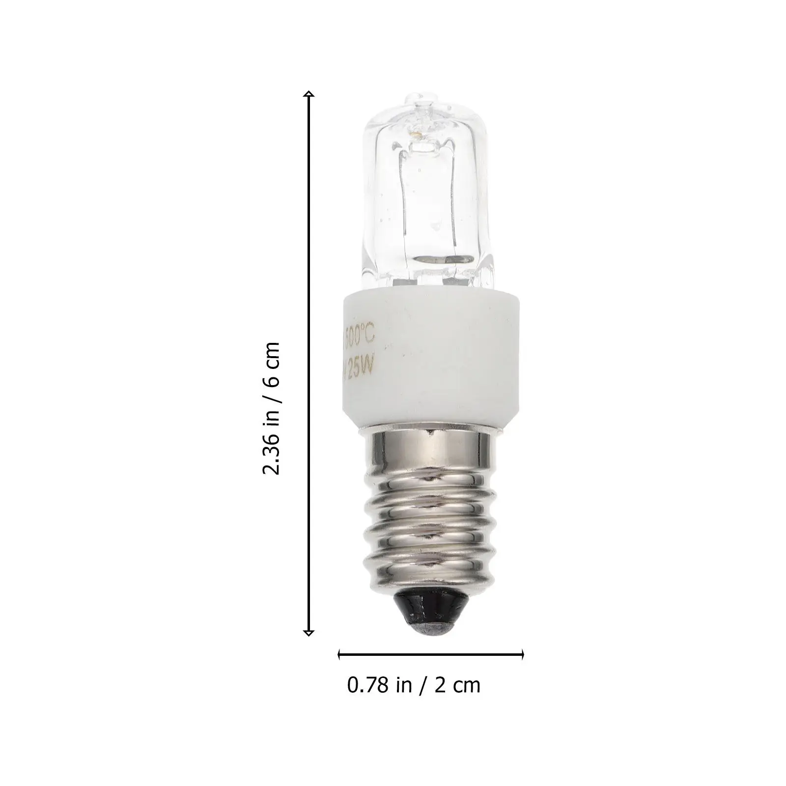 1Pcs 전자 레인지 전구 E14 베이스 25W 230V 오븐 기기 야간 조명 에너지 효율적인 장기 서비스용 교체 전구