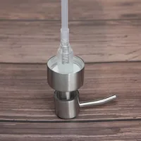 หัวปั๊มสบู่เหลวสแตนเลส 304 สำหรับห้องน้ำ ห้องครัว ใช้กับสบู่โฟม แชมพู อุปกรณ์เสริม 1 ชิ้น 5