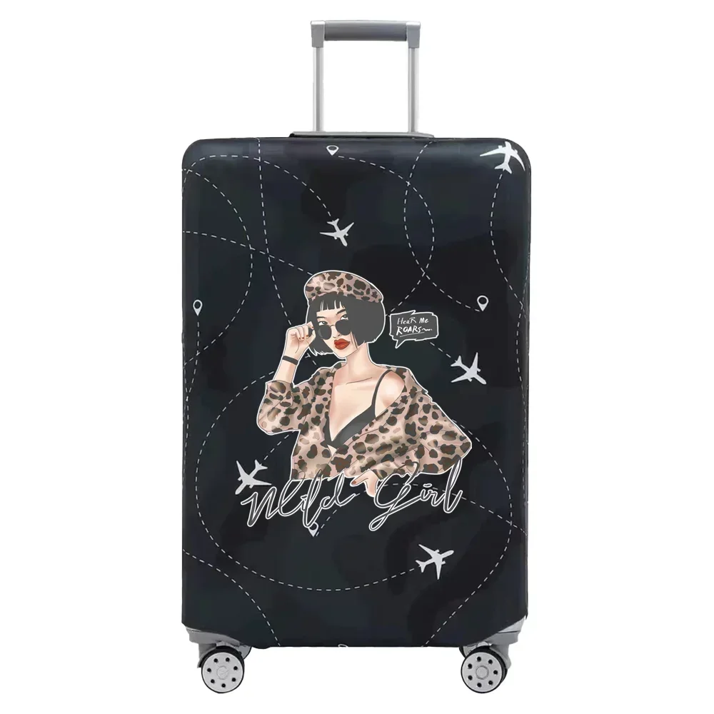 Suitcase Covers Portable Trolley Box Cover Suit for 18-32 Inch Bag Stretch Fabric Dust Cover Travel Accessories Wild Series