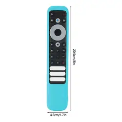 Silicon Protective Cover for TCL TV Remote Control - Eco-Friendly Voice TV Case (Luminous blue)