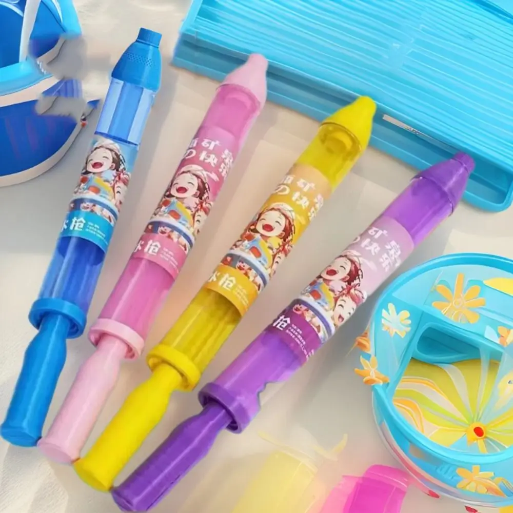 Splashing Spray Water Spray Toys Pull Type Handheld Water Toys Easy To Fill Plastic Water-Sprinkling Festival Sprinkler