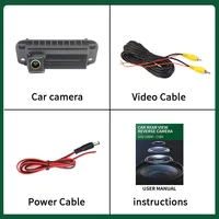 AHD1080P caméra de recul de voiture pour Mercedes Benz classe C C180 C200 C260 MB W204 S204 W212 caméra de recul étanche 6